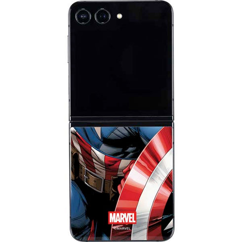Marvel Captain America Portrait Galaxy Z Flip5 5G Skin
